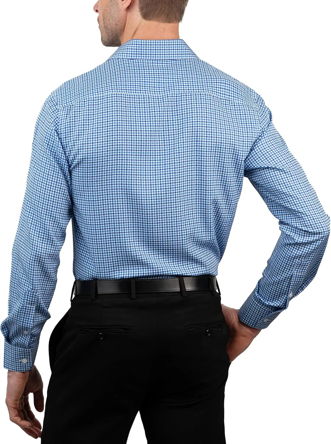 NAUTICA Slim Fit Mens Dress Shirts Long Sleeve Button Down Wrinkle Free Formal 4-Way Stretch