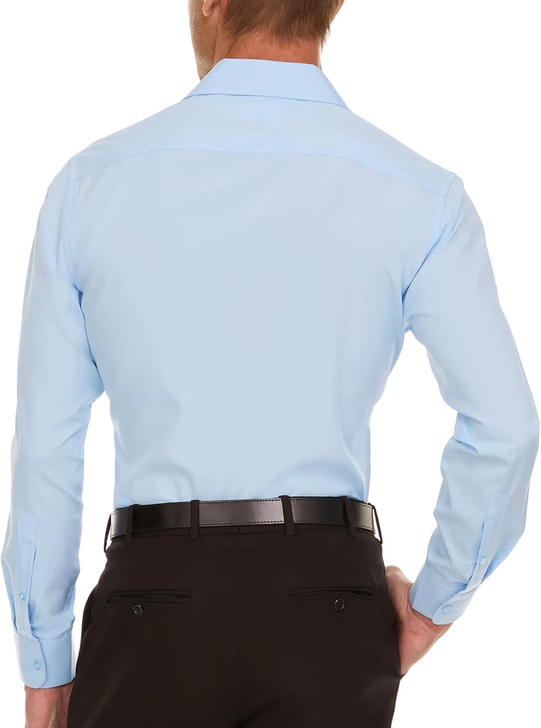 NAUTICA Slim Fit Mens Dress Shirts Long Sleeve Button Down Wrinkle Free Formal 4-Way Stretch