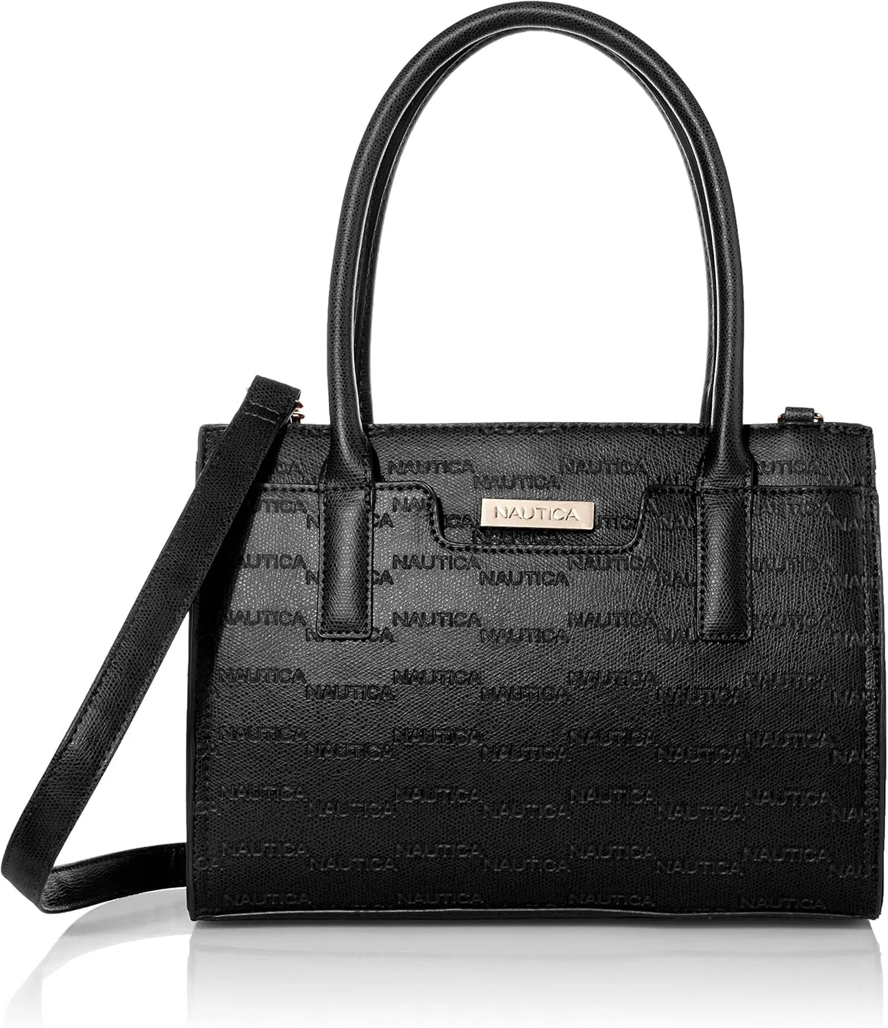 Nautica Womens Sandy Jr. Top Handel Satchel with Removable Crossbody Strap