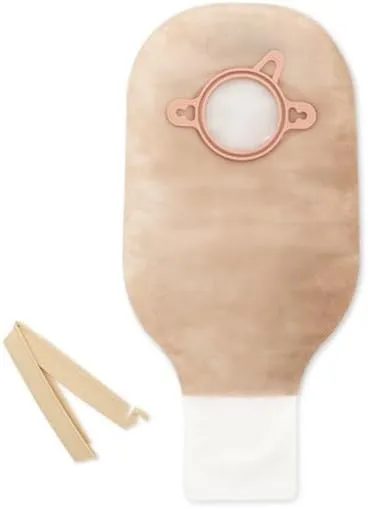 New Image Drainable 12"L 2pc System Ostomy Pouch 2.25" Flange 18163, 10 Ct