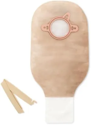 New Image Drainable 12"L 2pc System Ostomy Pouch 2.25" Flange 18163, 10 Ct
