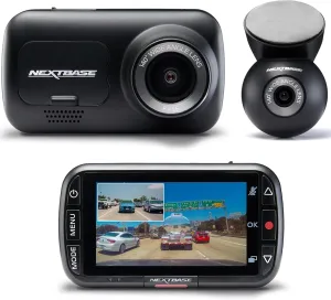Nextbase 320XR 1080p Dash Cam with Parking Mode & Rear Window Cam - Night Vision Dash Cam Front and Rear, Automatic Loop Recording, File Protection, Reliable Motion Activated Car Camera