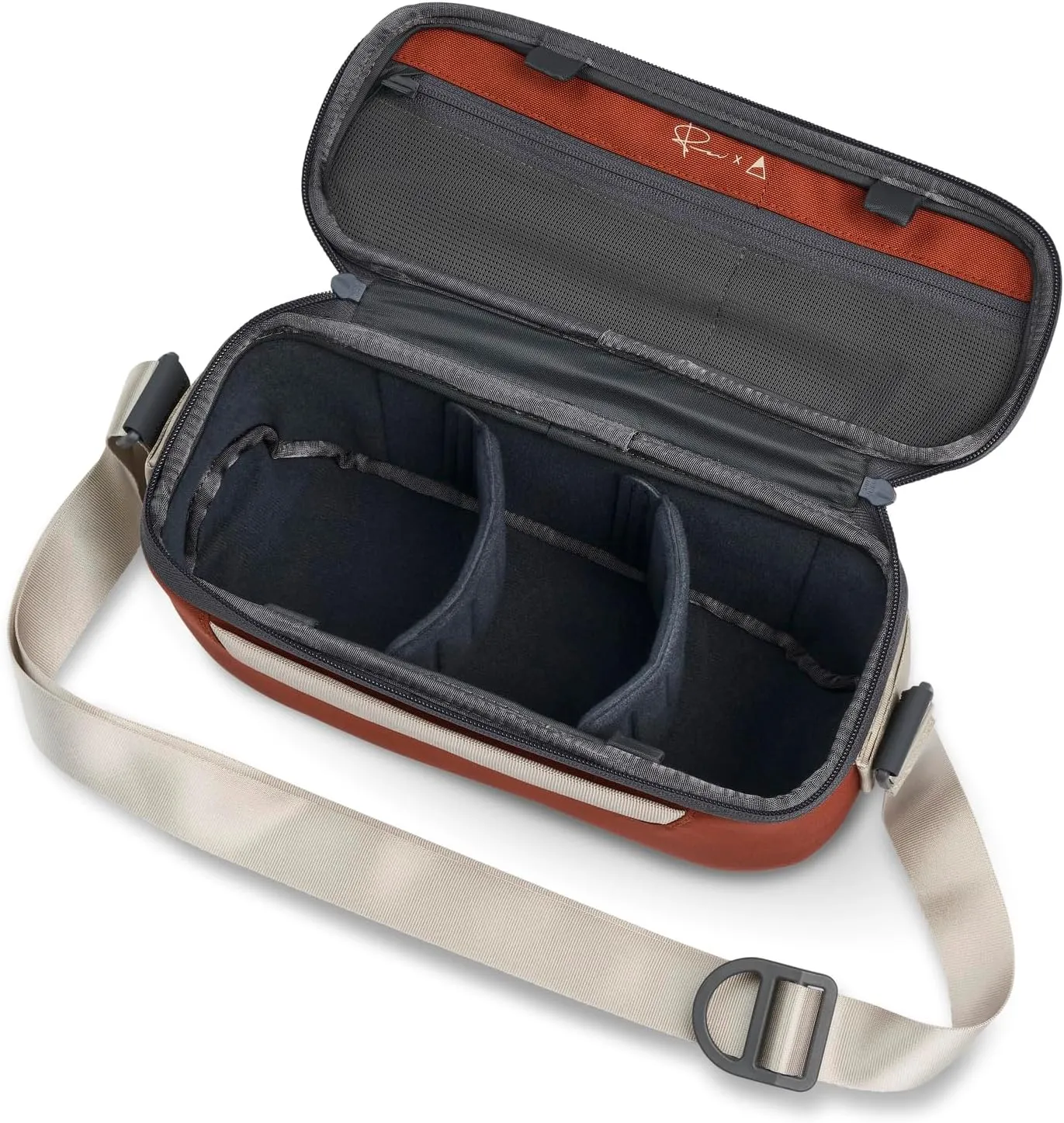 NOMATIC Luma Camera Sling - Camera Bags for Photographers - Travel Sling Bag (9L, Rust)