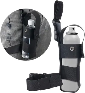 Nylon Pepper Spray Holder Strap for MK9 - Adjustable Thigh Pouch for 1lb Pepper Spray, Open Top Leg Holster for Hiking and Outdoor Activities