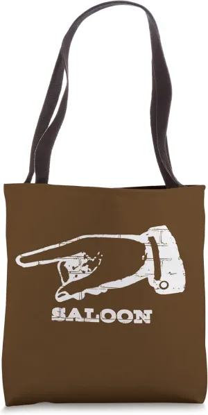 Old Fashioned Saloon Sign Goldrush Era San Francisco 1849 Tote Bag