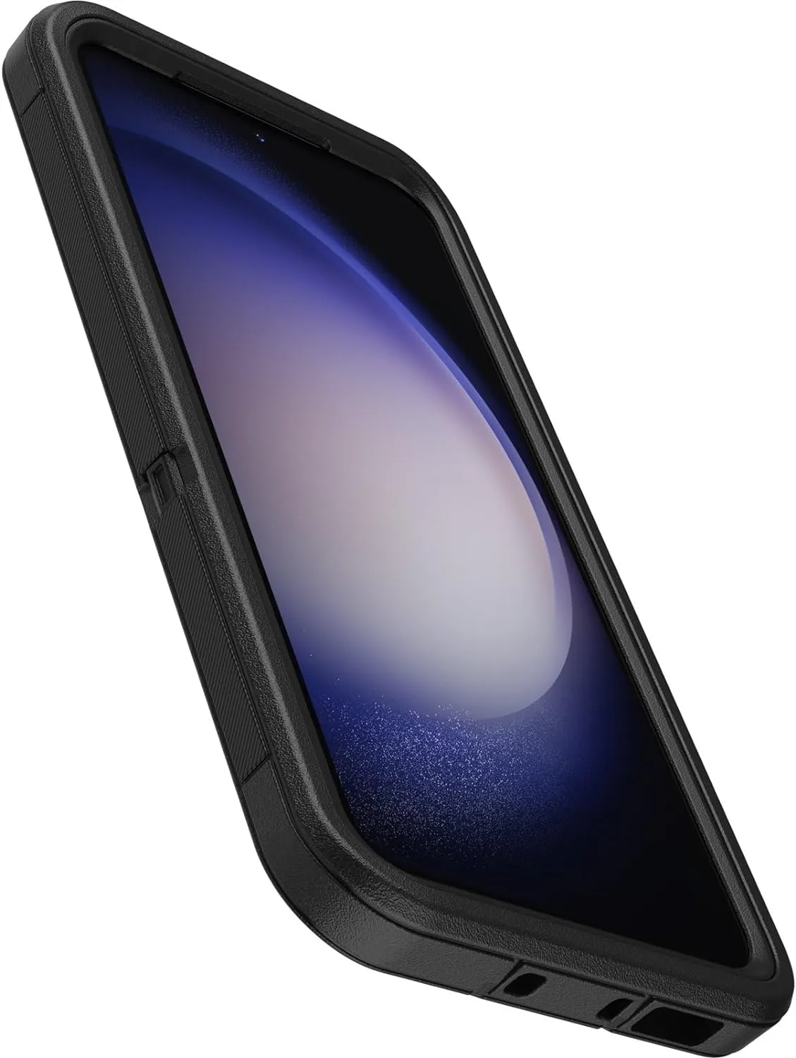 OtterBox Galaxy S23 Case Only - Defender Series - Black, Tough and Durable - with Port Protection - Case Only - Microbial Protection - No Retail Packaging