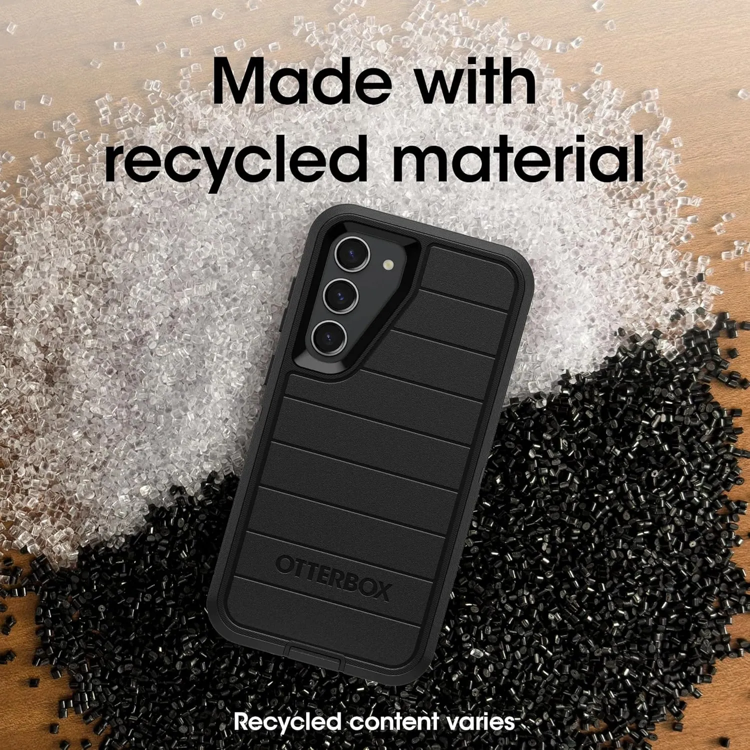 OtterBox Galaxy S23 Case Only - Defender Series - Black, Tough and Durable - with Port Protection - Case Only - Microbial Protection - No Retail Packaging