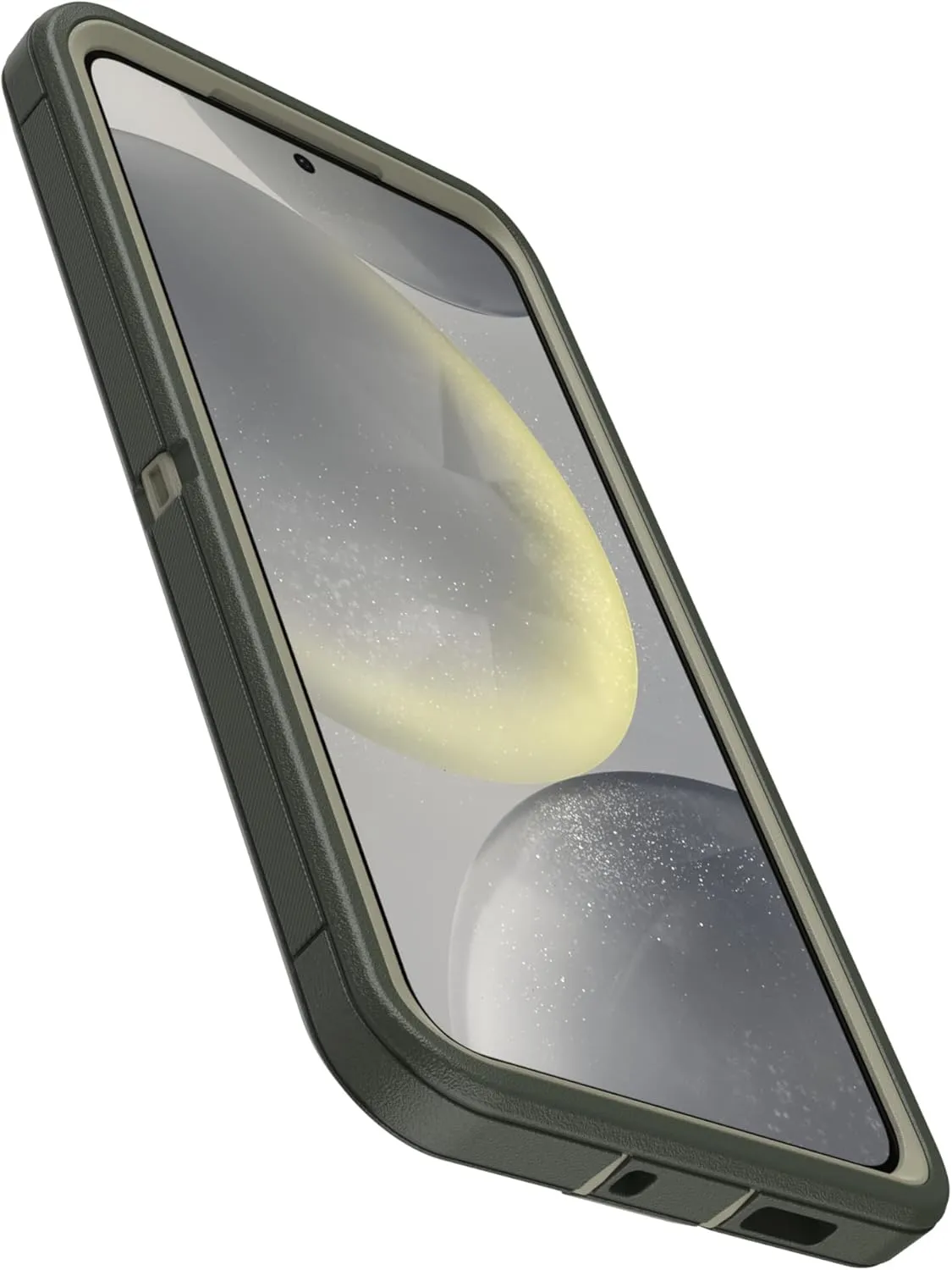 OtterBox Galaxy S25  (Only) - Defender Series Case - Lichen The Trek - Screenless - Rugged & Durable - with Port Protection - Holster Clip Included - Microbial Defense Protection