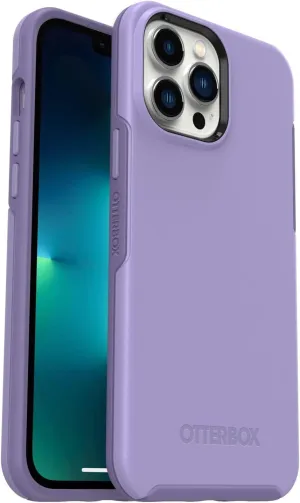 OtterBox iPhone 13 Pro Max & iPhone 12 Pro Max Symmetry Series Case - Rest Purple, Ultra-Sleek, Wireless Charging Compatible, Raised Edges Protect Camera & Screen