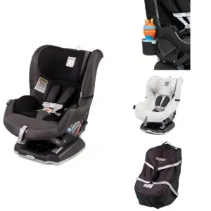 Peg Perego Primo Viaggio Infant Convertible Car Seat, Atmosphere Bundle