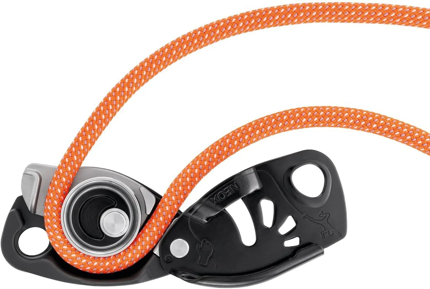 PETZL NEOX Belay Device with cam-Assisted Blocking