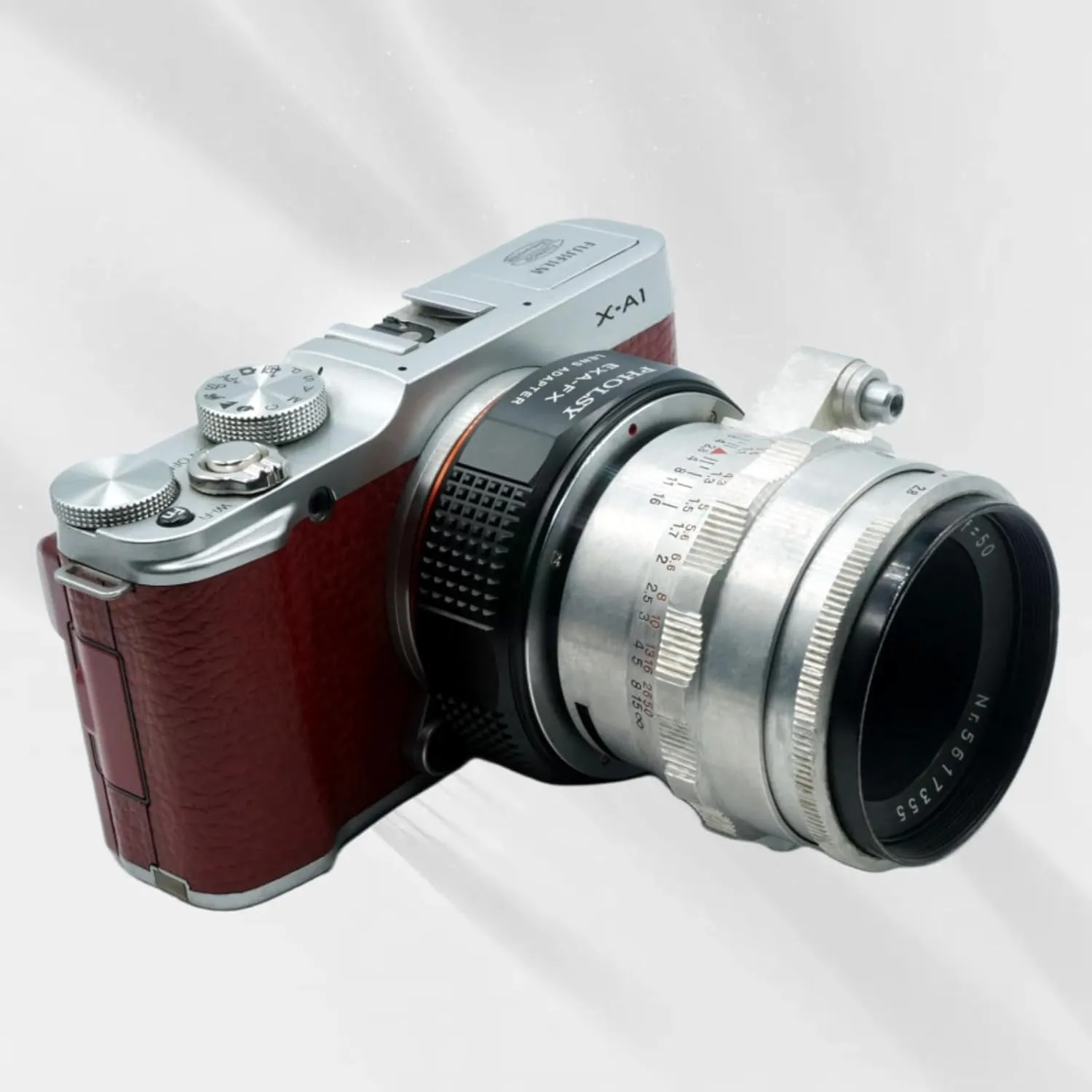 PHOLSY Exakta to FX Lens Mount Adapter Compatible with Exakta (Not Compatible with Topcon) Lens to Fuji X Mount Cameras Compatible with Fujifilm X-H2S, X-Pro3, X-T5, X-T4, X-S20, X-S10, X-T30II, X-E4
