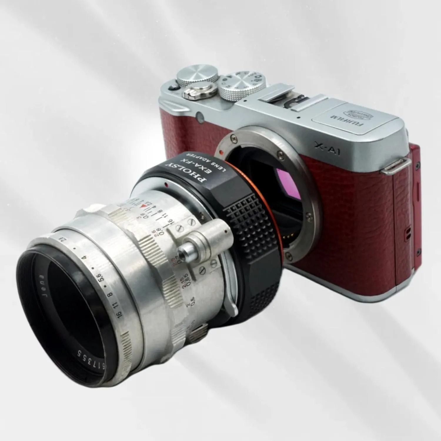 PHOLSY Exakta to FX Lens Mount Adapter Compatible with Exakta (Not Compatible with Topcon) Lens to Fuji X Mount Cameras Compatible with Fujifilm X-H2S, X-Pro3, X-T5, X-T4, X-S20, X-S10, X-T30II, X-E4