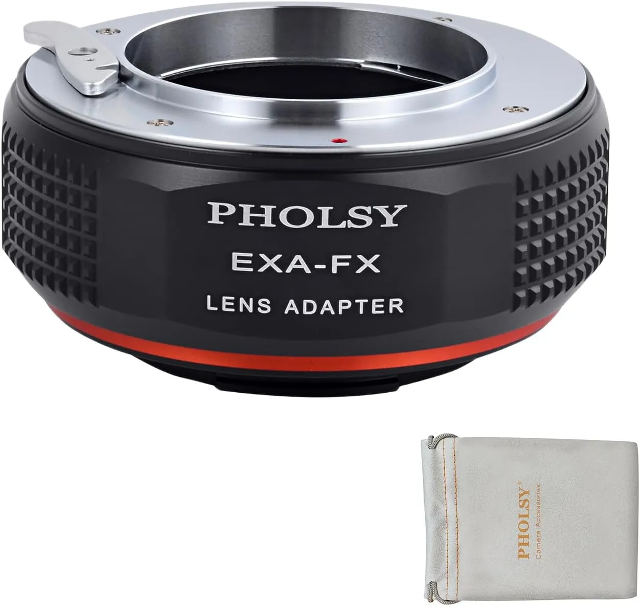 PHOLSY Exakta to FX Lens Mount Adapter Compatible with Exakta (Not Compatible with Topcon) Lens to Fuji X Mount Cameras Compatible with Fujifilm X-H2S, X-Pro3, X-T5, X-T4, X-S20, X-S10, X-T30II, X-E4