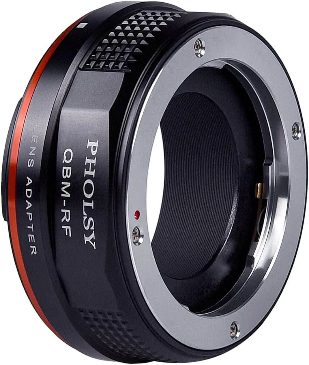 PHOLSY Lens Mount Adapter Compatible with Rollei QBM Mount Lens to Canon EOS RF Mount Camera Body for EOS R8, R50, R6 Mark II, R7, R10, R3, R5, EOS R5C, R6, EOS R, EOS RP, QBM to RF