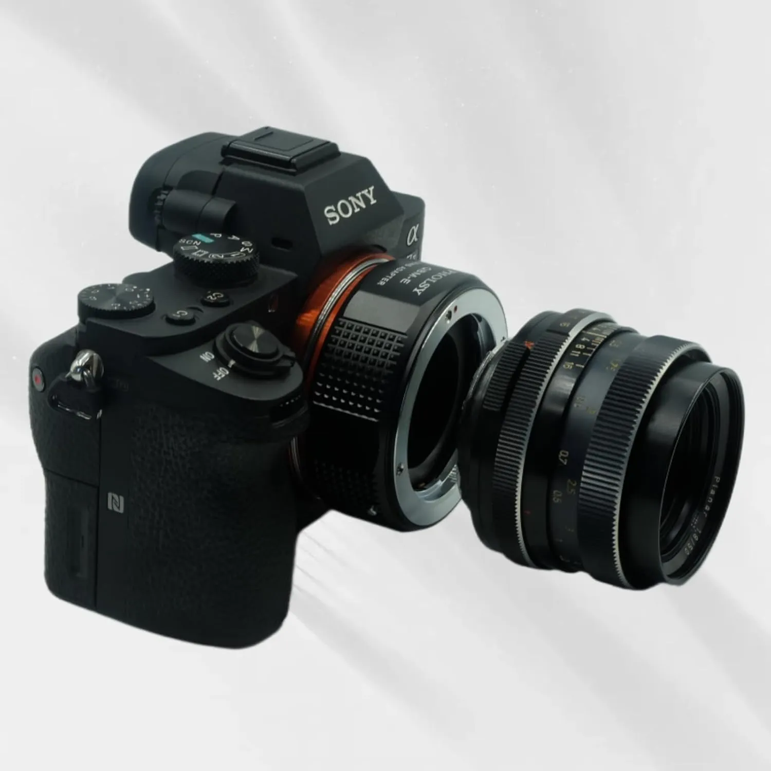 PHOLSY Lens Mount Adapter Compatible with Rollei QBM Mount Lens to E Mount Camera Body Compatible with Sony a1 a9ii a7S iii a7R v/iv/iii a7R a7C a7 iv/iii/ii, a7 a6600 a6500 a6400 a6300 NEX etc.