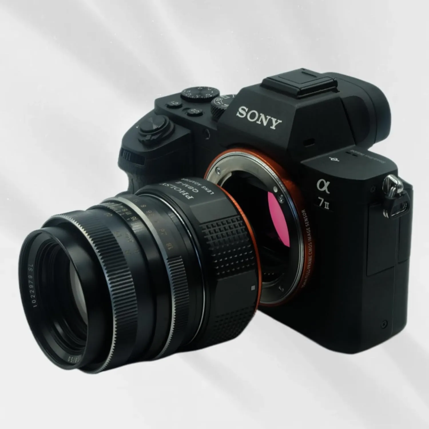PHOLSY Lens Mount Adapter Compatible with Rollei QBM Mount Lens to E Mount Camera Body Compatible with Sony a1 a9ii a7S iii a7R v/iv/iii a7R a7C a7 iv/iii/ii, a7 a6600 a6500 a6400 a6300 NEX etc.