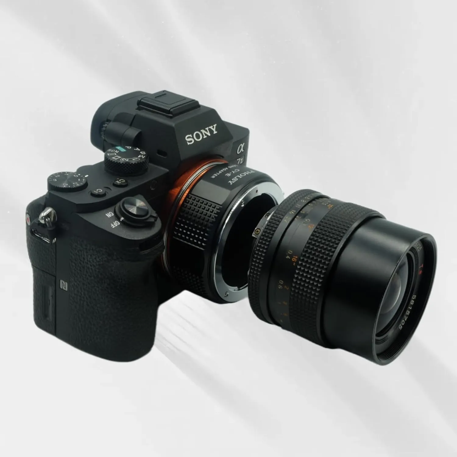 PHOLSY Lens Mount Adapter Compatible with Yashica Contax C/Y Lens to E Mount Camera Compatible with Sony a1 a9ii a7S iii/ii a7R v/iv/iii/ii a7C a7 iv/iii/ii a6600 a6500 a6400 a6300 a6000 NEX etc.