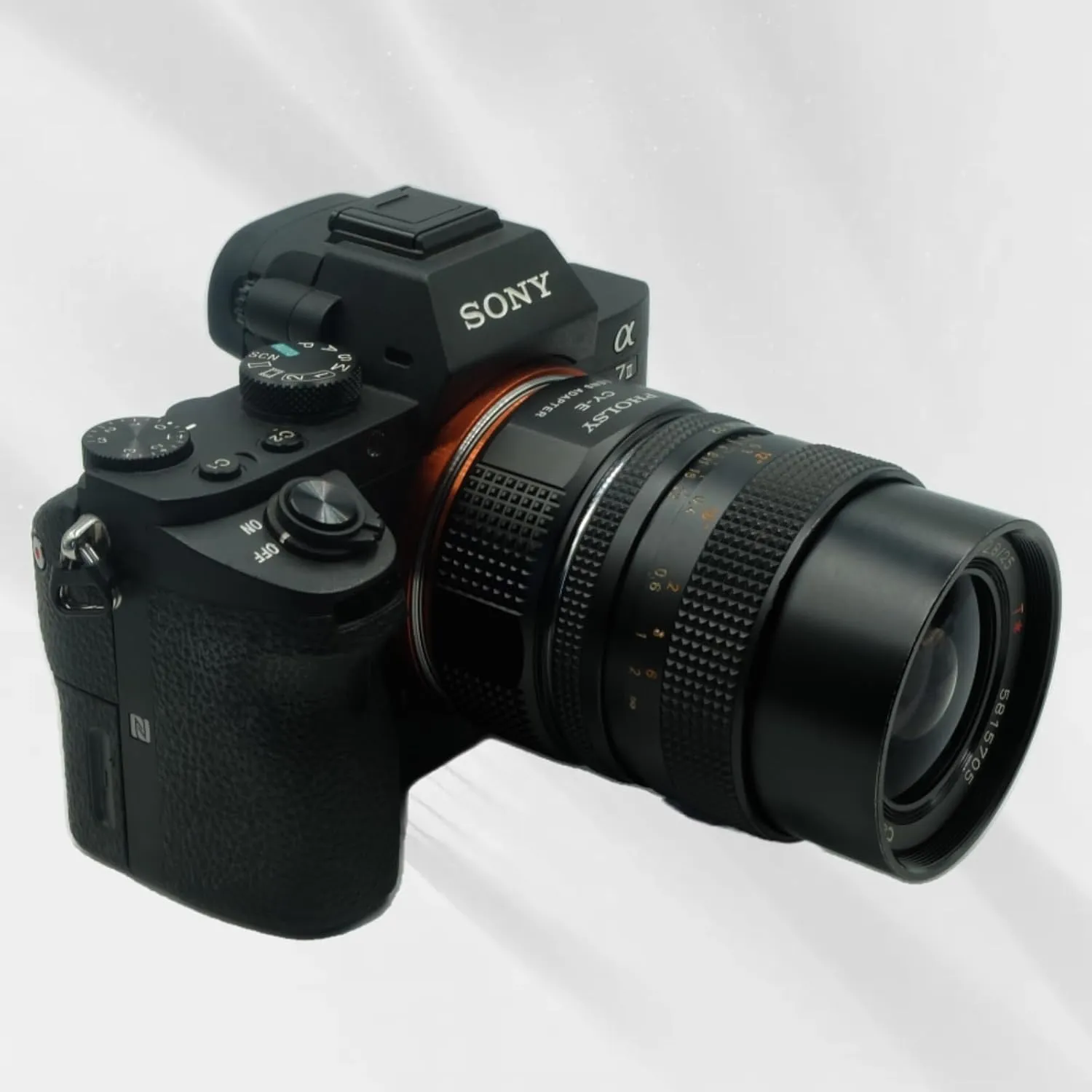 PHOLSY Lens Mount Adapter Compatible with Yashica Contax C/Y Lens to E Mount Camera Compatible with Sony a1 a9ii a7S iii/ii a7R v/iv/iii/ii a7C a7 iv/iii/ii a6600 a6500 a6400 a6300 a6000 NEX etc.
