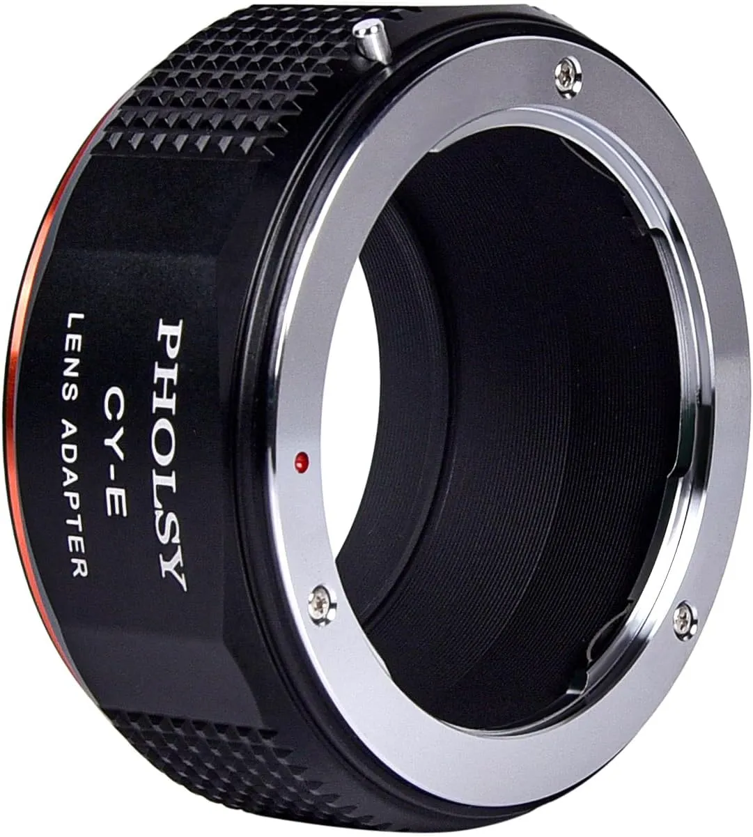PHOLSY Lens Mount Adapter Compatible with Yashica Contax C/Y Lens to E Mount Camera Compatible with Sony a1 a9ii a7S iii/ii a7R v/iv/iii/ii a7C a7 iv/iii/ii a6600 a6500 a6400 a6300 a6000 NEX etc.