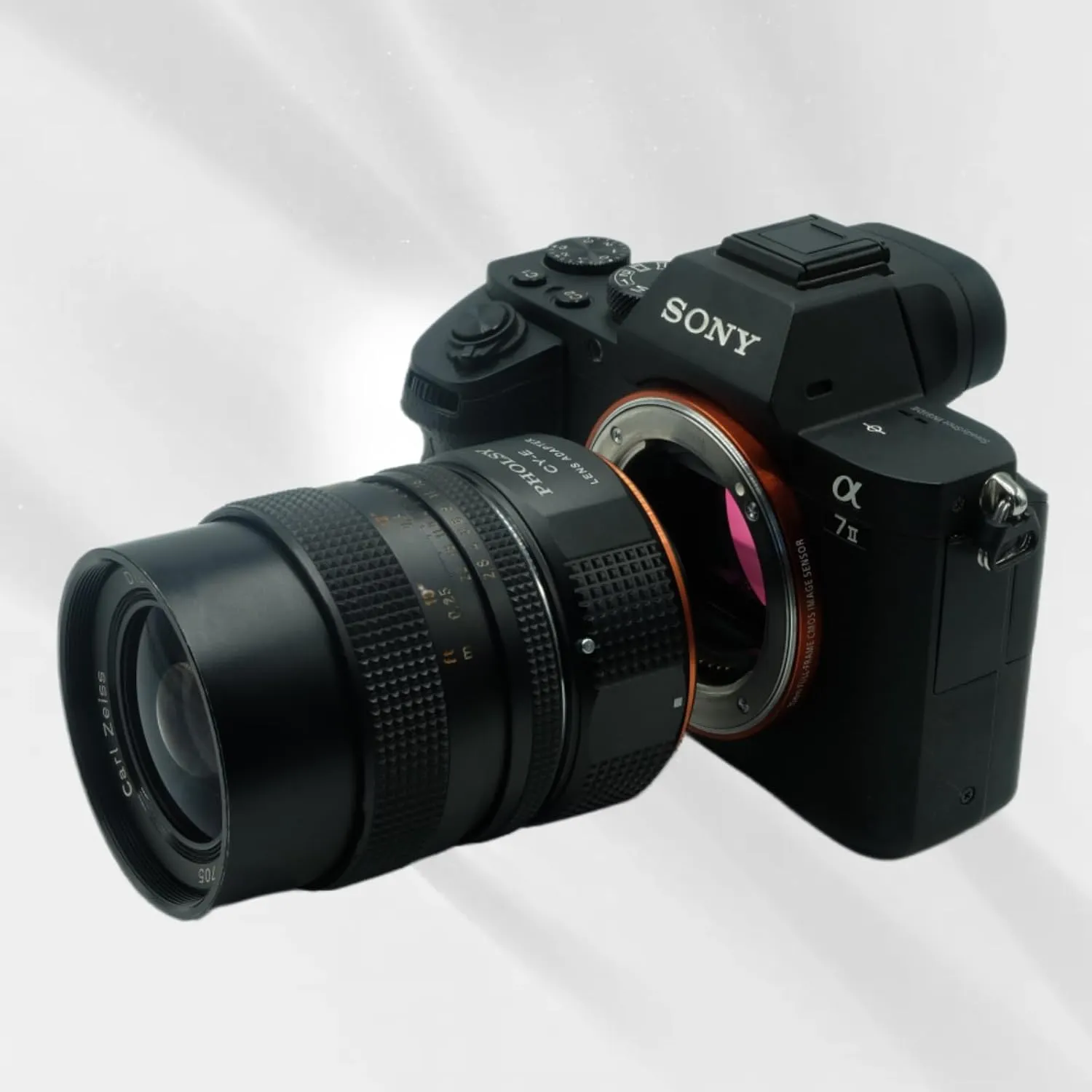 PHOLSY Lens Mount Adapter Compatible with Yashica Contax C/Y Lens to E Mount Camera Compatible with Sony a1 a9ii a7S iii/ii a7R v/iv/iii/ii a7C a7 iv/iii/ii a6600 a6500 a6400 a6300 a6000 NEX etc.
