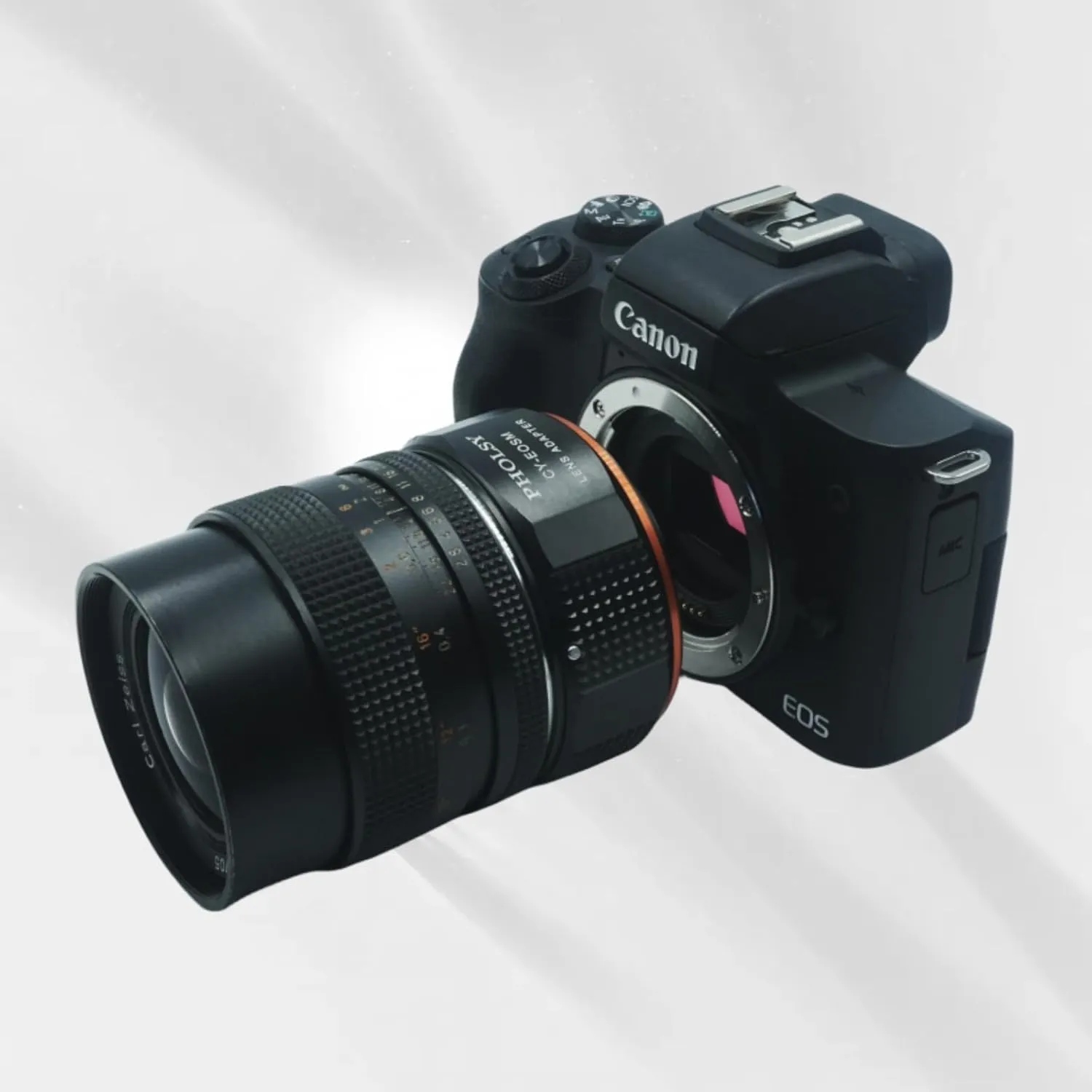 PHOLSY Lens Mount Adapter CY to EF-M Compatible with Contax/Yashica CY Lens to Canon EF-M (EOS M) Camera Body EOS M, M2, M3, M5, M6, M10, M50, M100, M200, M50 II, M6 II, CY to EOSM
