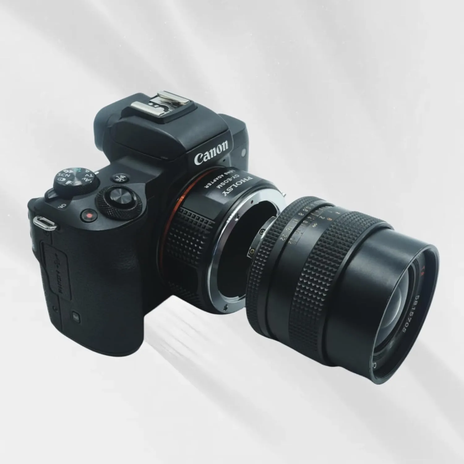 PHOLSY Lens Mount Adapter CY to EF-M Compatible with Contax/Yashica CY Lens to Canon EF-M (EOS M) Camera Body EOS M, M2, M3, M5, M6, M10, M50, M100, M200, M50 II, M6 II, CY to EOSM