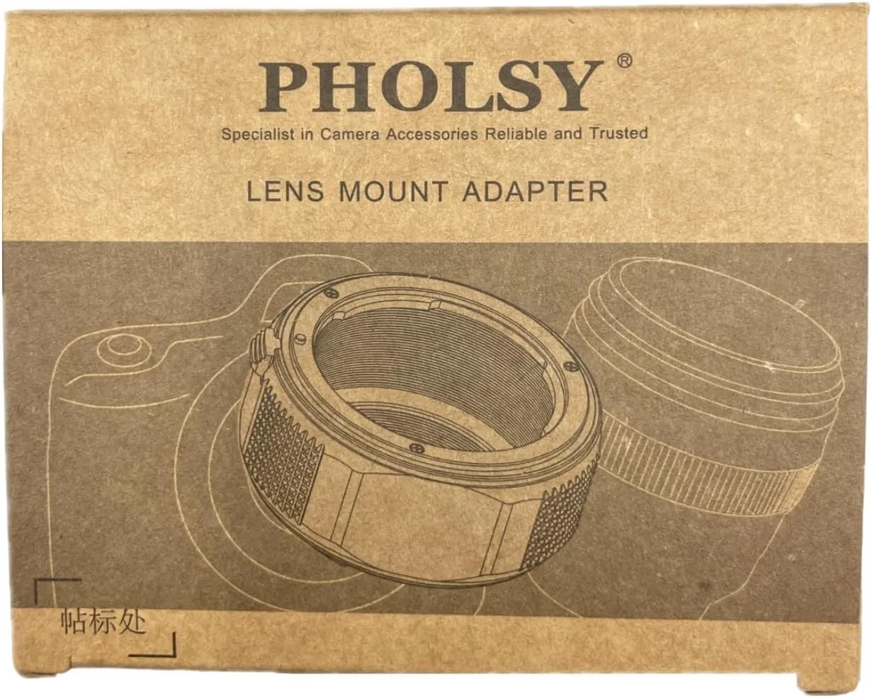 PHOLSY Lens Mount Adapter Exakta to L Compatible with Exakta (Not compatible with Topcon) Lens to Leica L Mount Camera Compatible with Leica SL2, SL2-S, CL, TL2, Lumix S5, S1, BS1H, SIGMA fp, fp L