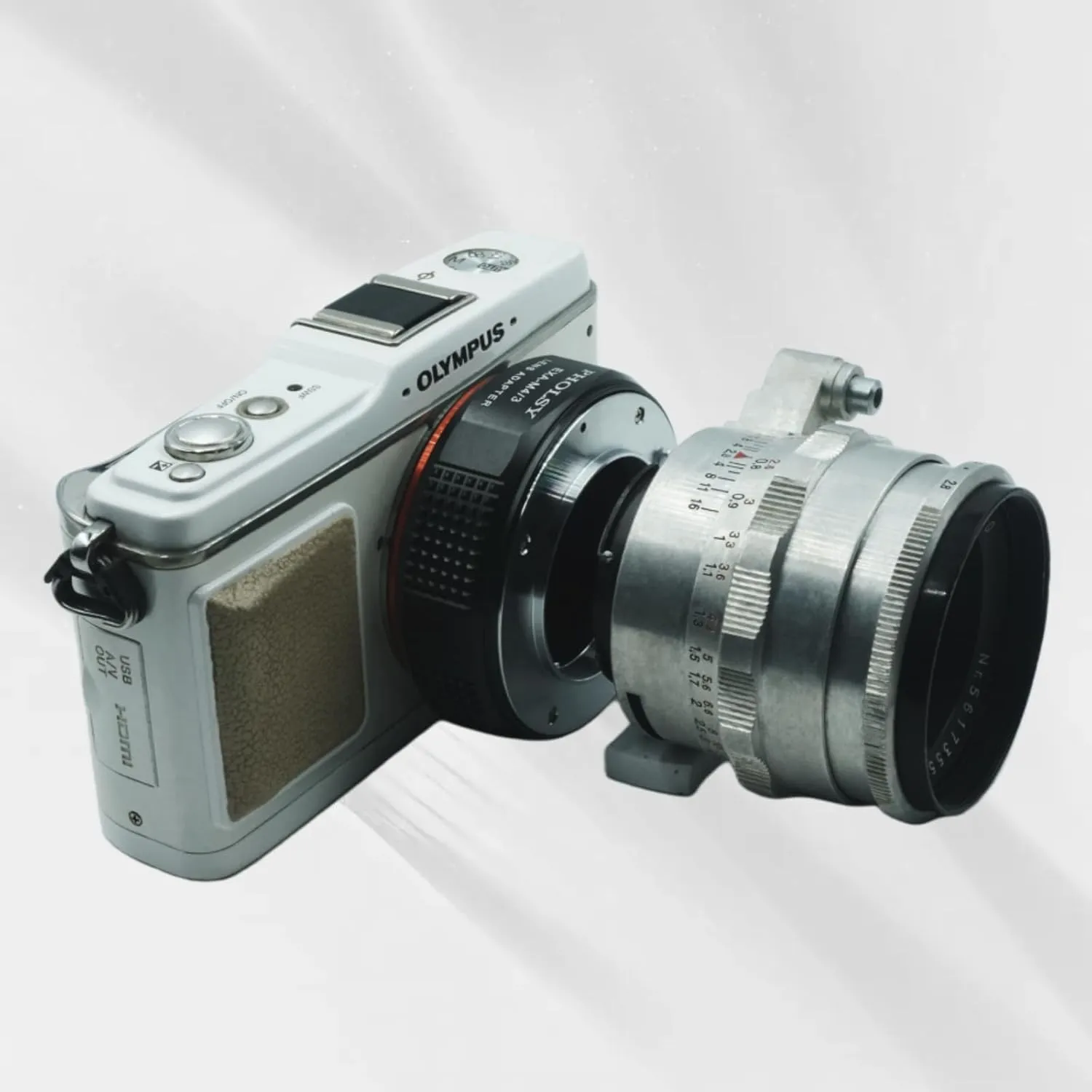 PHOLSY Lens Mount Adapter Exakta to M4/3 Compatible with Exakta (Not Compatible with Topcon) Mount Lens to Micro Four Thirds (M4/3 MFT) Mount Cameras Compatible with Olympus Panasonic Lumix Cameras