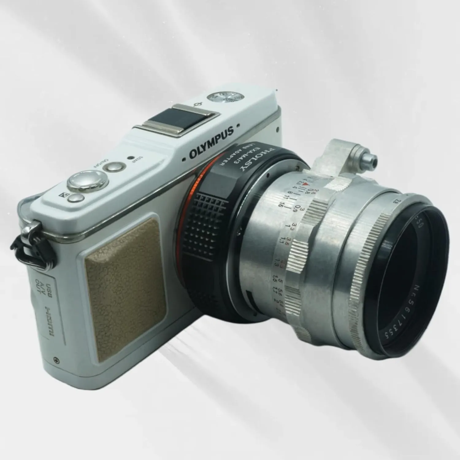 PHOLSY Lens Mount Adapter Exakta to M4/3 Compatible with Exakta (Not Compatible with Topcon) Mount Lens to Micro Four Thirds (M4/3 MFT) Mount Cameras Compatible with Olympus Panasonic Lumix Cameras