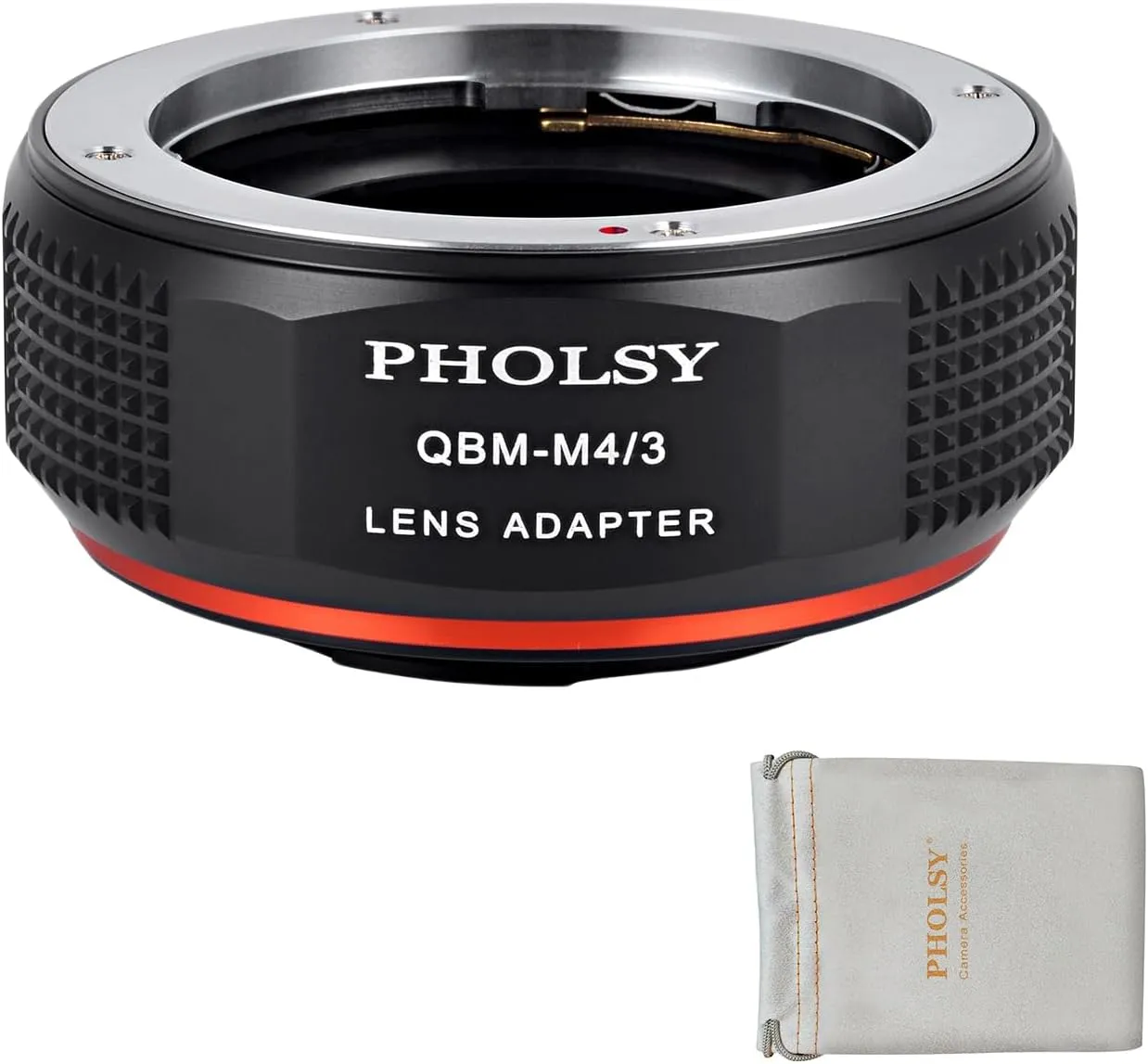 PHOLSY Lens Mount Adapter QBM to MFT Compatible with Rollei SL35 (QBM) Lens to Micro Four Thirds (M4/3 Micro 4/3) Mount Camera Body Compatible with Olympus Panasonic Lumix Cameras Rollei to M4/3