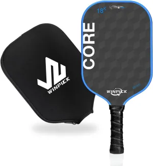 Pickleball Paddle, T700 Carbon Fiber Thermoformed Pickleball Paddle USAPA Approved with High Spin & Power, 16MM Polypropylene Honeycomb Core, Anti-Slip Comfort Grip 18K Pickleball Racket