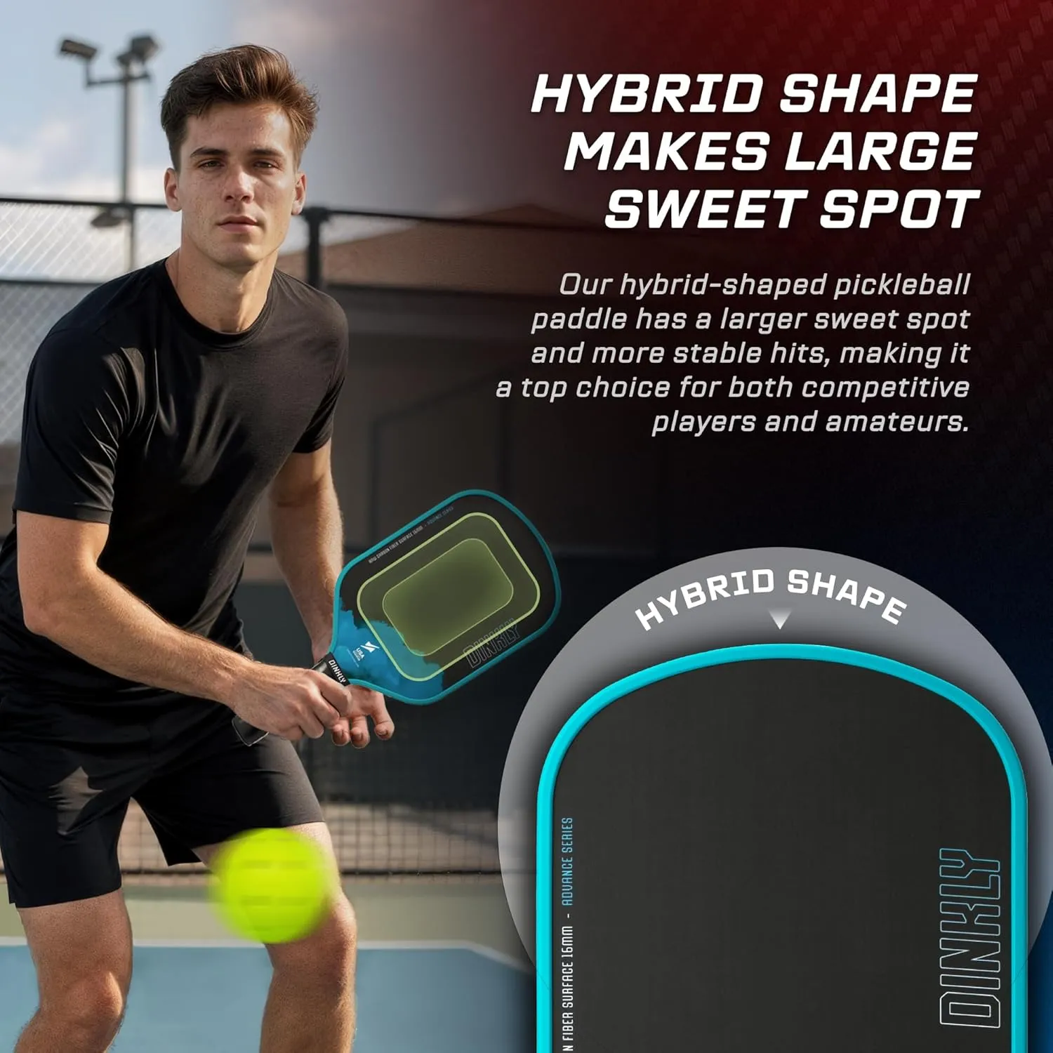 Pickleball Paddles Set of 2/4- USAPA Approved Graphite/Fiberglass Pickleball Racket, 2 Pickleball Rackets, 4 Balls and 1 Portable Carry Bag, Aesthetic Pickle Ball Set for Men Women Beginners