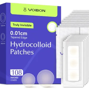 Pimple Patches For Face, Invisible Hydrocolloid Acne Patches Acne Treatment,Covering Zits & Blemishes in Skin and Face, Zit Patches with Salicylic Acid, FSA HSA Store Eligible Items 108 Count