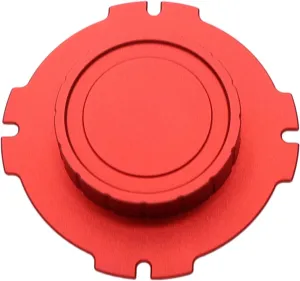 PL Mount Lens Cover Cap, Anti-Dust Scratch-Protection for ARRI Zeiss Angenieux Cooke Fujinon RED Sony Canon Camera, Red Metal