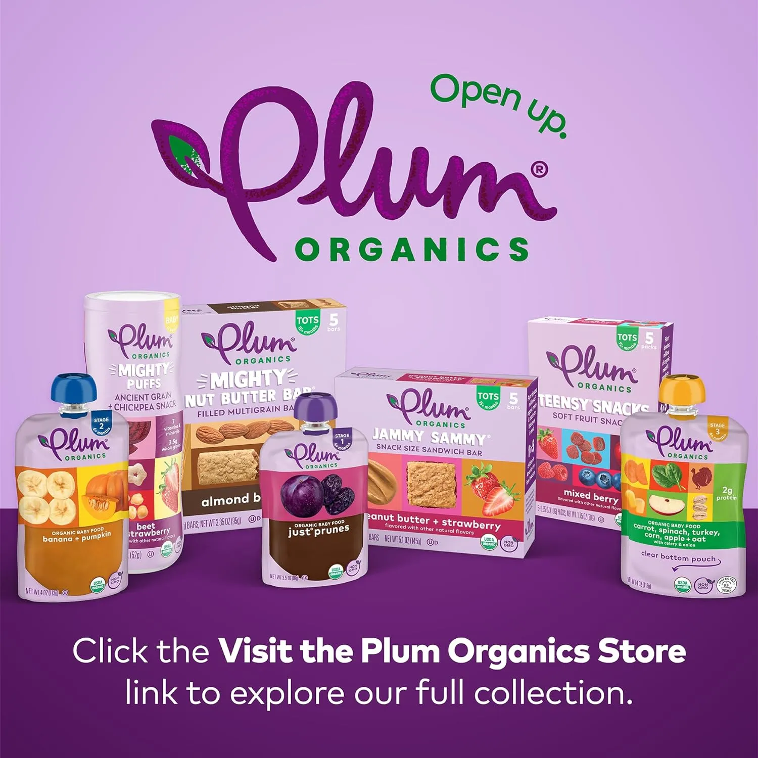 Plum Organics Mighty 4 Organic Toddler Food - Pear, Cherry, Blackberry, Strawberry, Black Bean, Spinach, and Oat - 4 oz Pouch (Pack of 12) - Organic Fruit and Vegetable Toddler Food Pouch