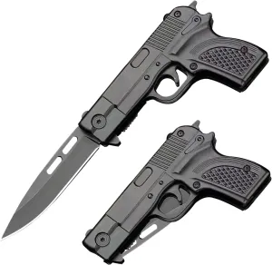 Pocket Knife,Folding Knife,Collectable Knife,Cool gadgets,Birthday Gifts for Men Women (Black)