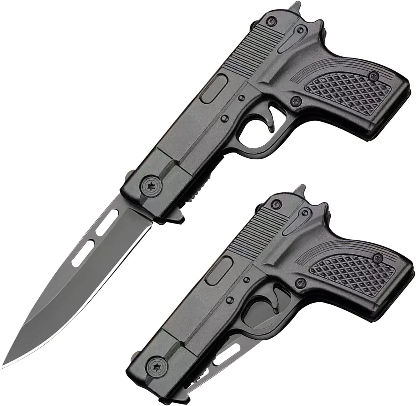 Pocket Knife,Folding Knife,Collectable Knife,Cool gadgets,Birthday Gifts for Men Women (Black)