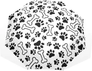 Poeticcity Rain Travel Umbrella, Hand Open Close Windproof Waterproof Folding Umbrella, Compact Canopy Strong Ray Parasol Umbrella