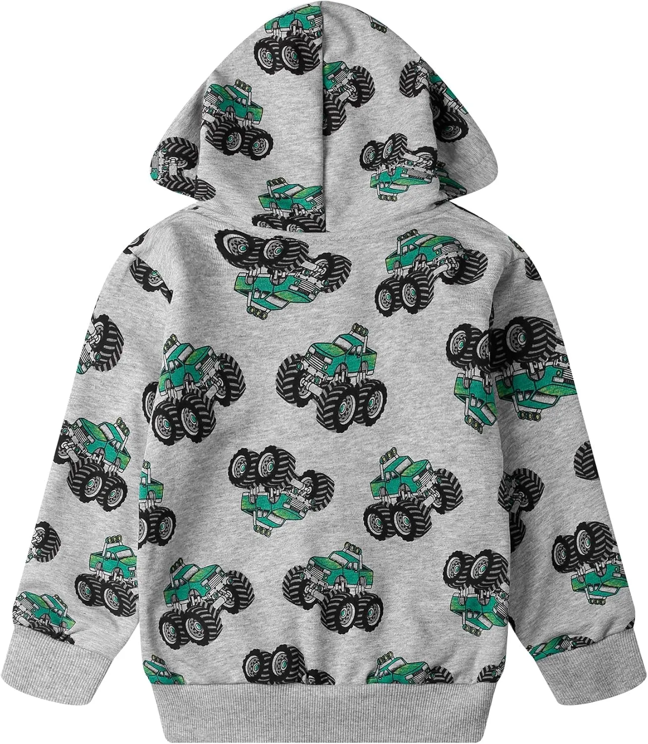 Popshion Boys Toddler Cartoon Dinosaur Hoodies Jacket Cool Long Sleeve Zipper Hooded Sport Sweatshirt Coat for Kids 1-7 Years
