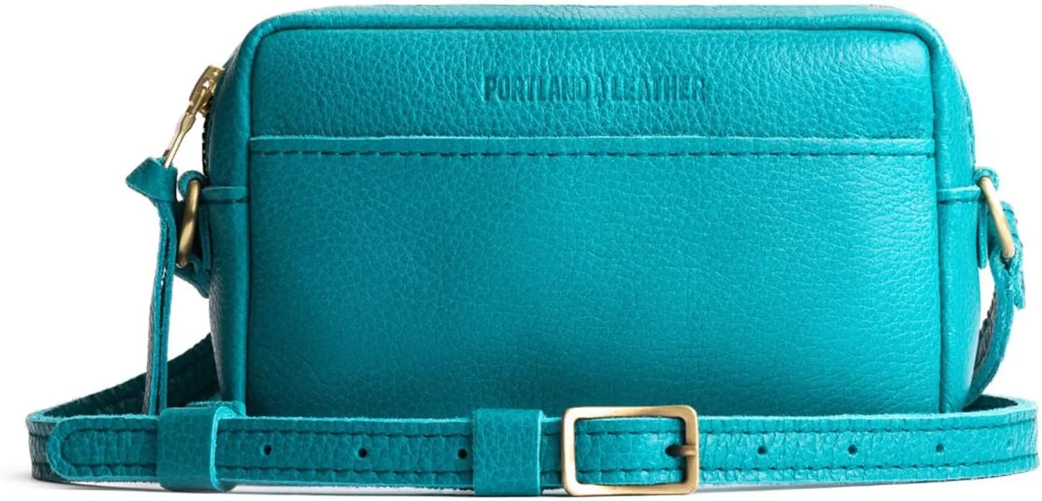 Portland Leather Goods Small Camera Bag Purse for Women – Handmade from the Finest Full-Grain Hides