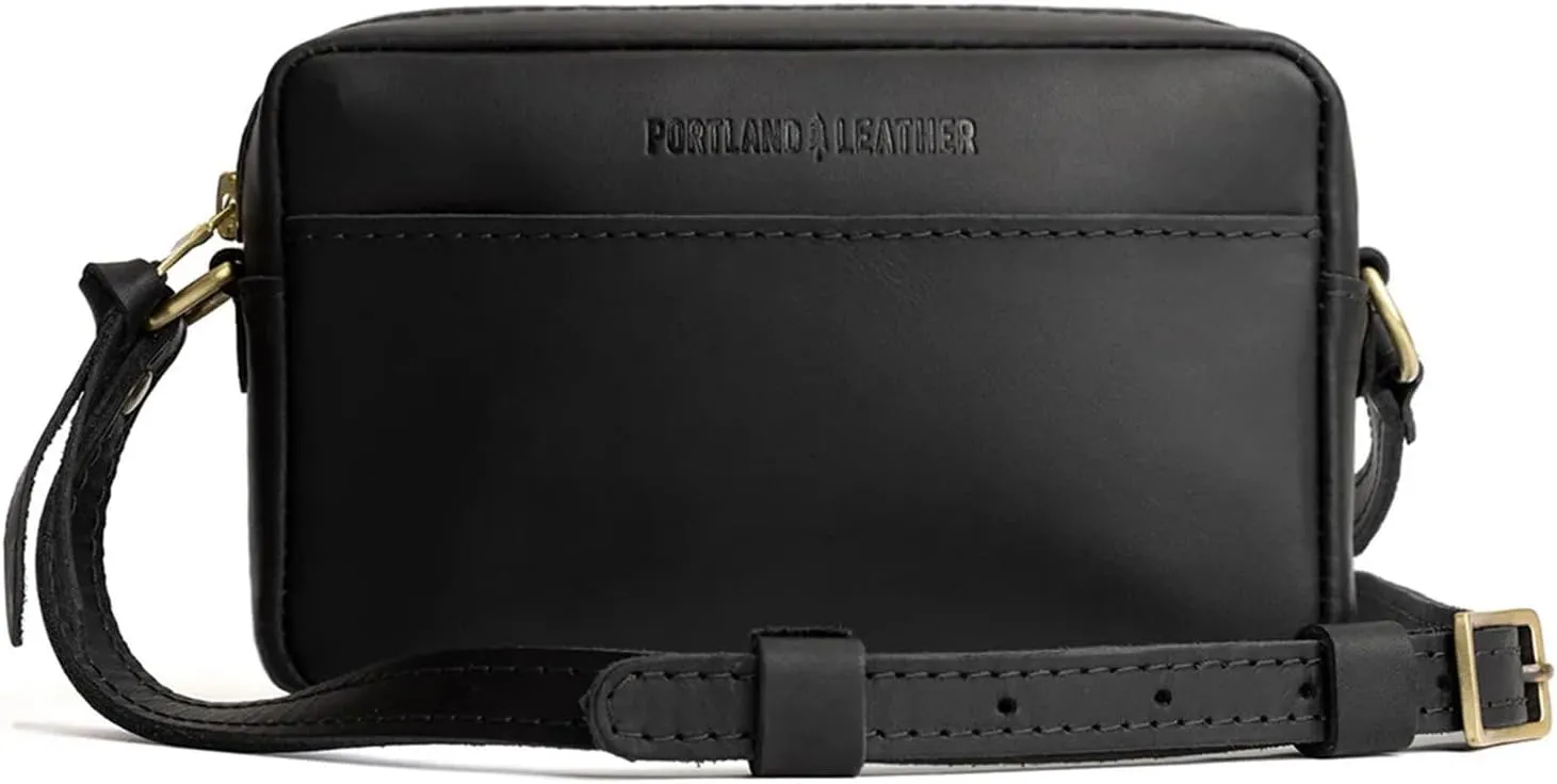 Portland Leather Goods Small Camera Bag Purse for Women – Handmade from the Finest Full-Grain Hides