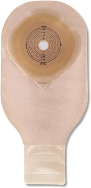 Premier Ostomy Pouch Drainable 2.5" Stoma 12" L 1pc System Beige 8901, 10 Ct