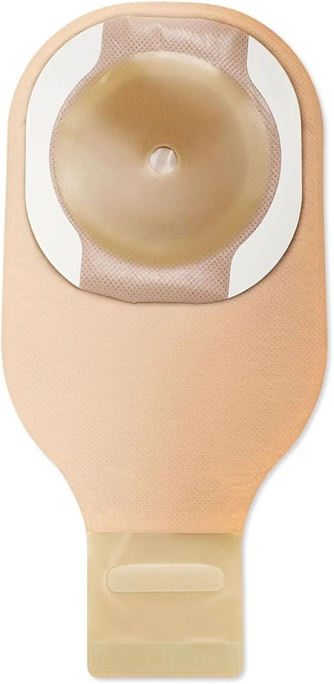Premier Ostomy Pouch Drainable 2.5" Stoma 12" L 1pc System Beige 8901, 10 Ct
