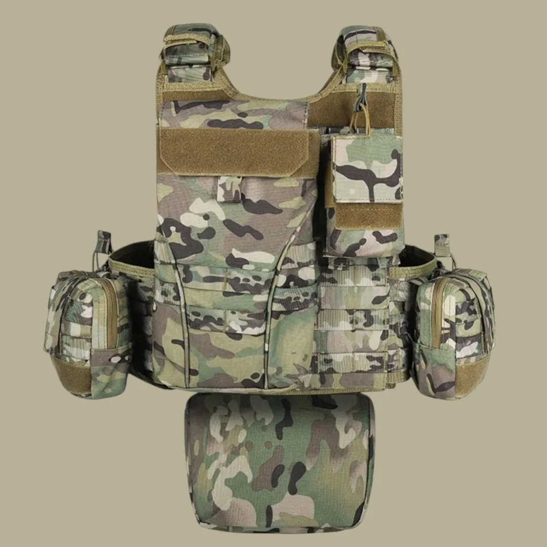 PrepPro - BRAVO- Tactical Plate Carrier Vest – Adjustable Quick-Release Design
