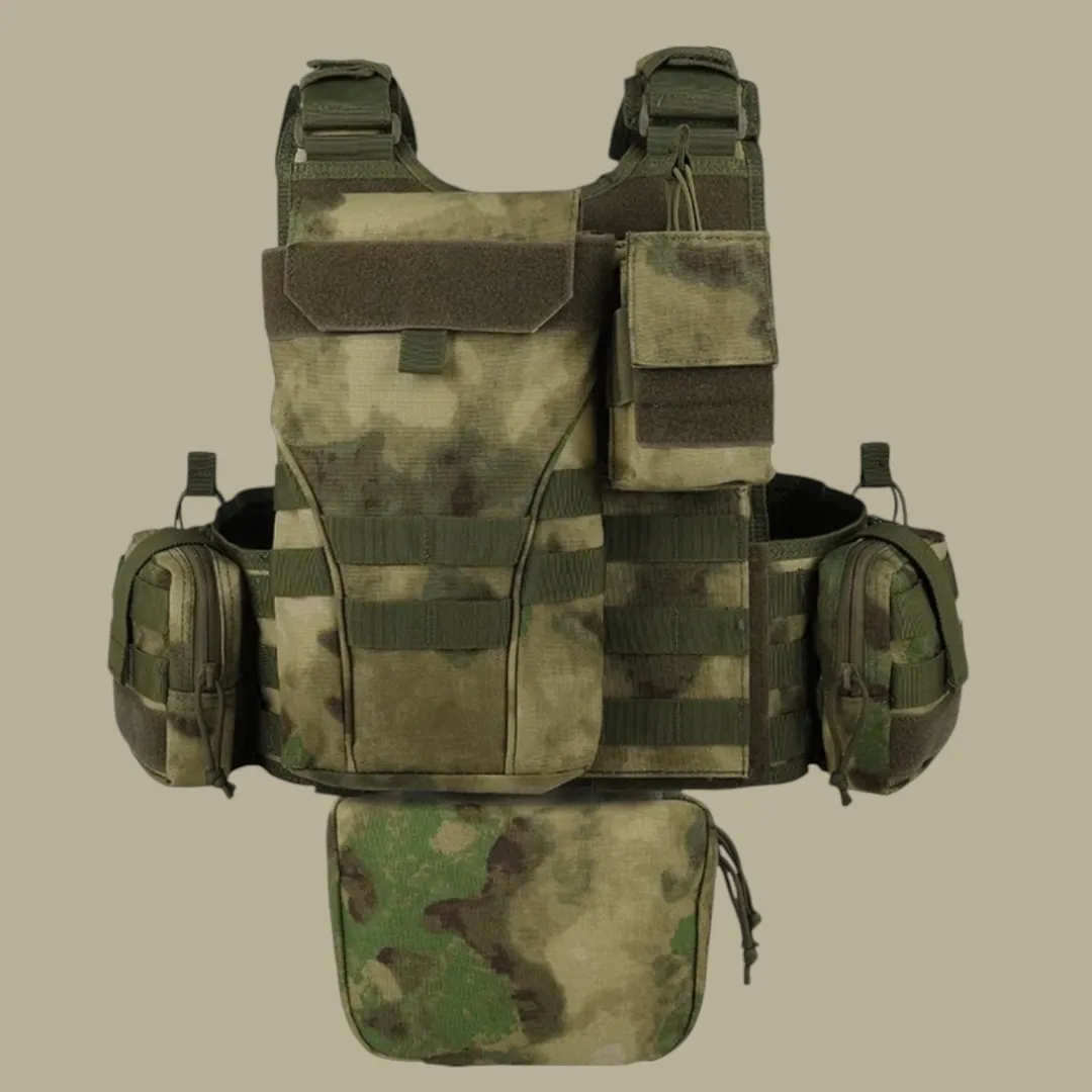 PrepPro - BRAVO- Tactical Plate Carrier Vest – Adjustable Quick-Release Design