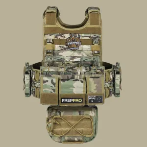PrepPro - BRAVO- Tactical Plate Carrier Vest – Adjustable Quick-Release Design