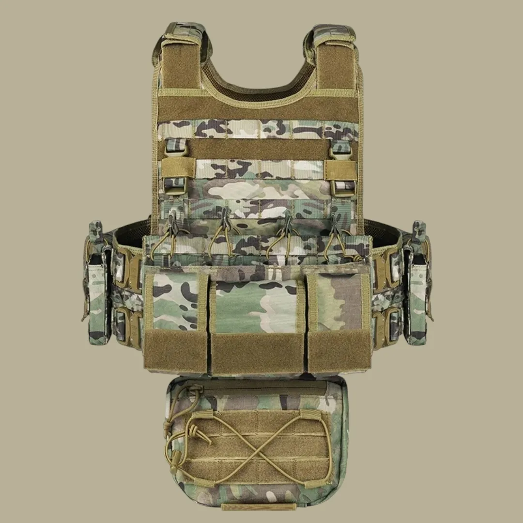 PrepPro - BRAVO- Tactical Plate Carrier Vest – Adjustable Quick-Release Design
