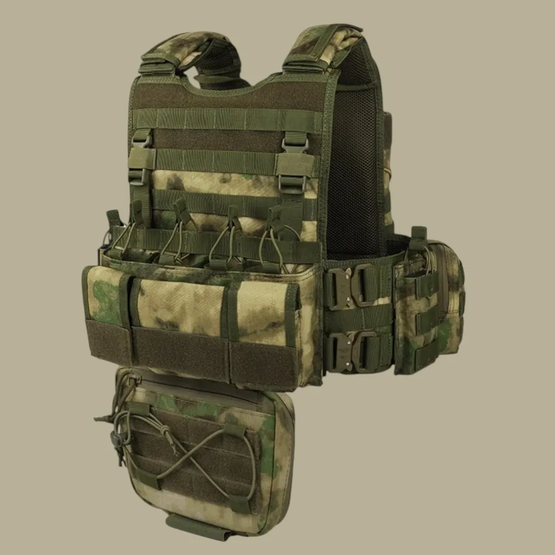 PrepPro - BRAVO- Tactical Plate Carrier Vest – Adjustable Quick-Release Design