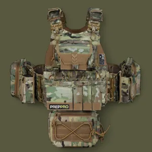 PrepPro Delta4 Premium Tactical Plate Carrier Vest – Built for Performance & Versatility